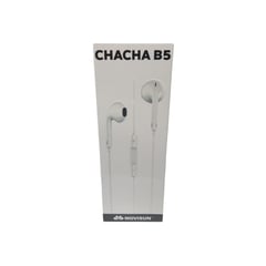 MOVISUN - Audifonos Manos Libres Chacha B5 Jack 35mm COLOR BLANCO