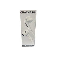 MOVISUN - Audifonos Manos Libres Chacha B6 Jack 35mm COLOR BLANCO