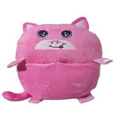 GENERICO - HAPPY NAPPER GIGANTE GATA ROSA 180 CM ALTO