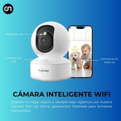 GENERICO - Camara De Seguridad Wifi robotica 360 Boykeep 2k WiFi de 5G/2.4 GHz