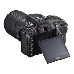 NIKON - Cámara Kit D7500 + lente 18-140mm ED VR DSLR Negro