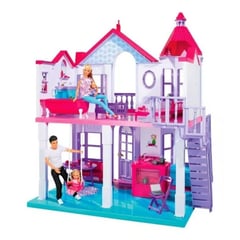 JUGUETERIA EXPRESS - Casa De Muñecas Dreamhouse Grande 83cm Niñas