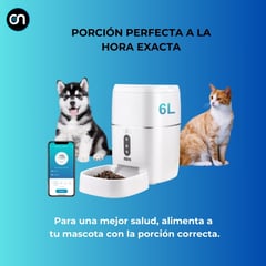 GENERICO - Alimentador comedero inteligente wifi perros y gatos