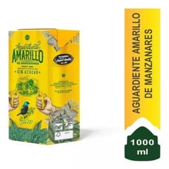 AMARILLO MANZANARES - Aguardiente Amarillo de Manzanares 1000ml TETRA