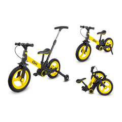 PRINSEL - Bici Balance Revolt Plegable 4 En1 Con Guía amarillo