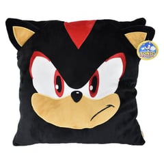 KISSES - Peluche Cojin Cuadrado 40 cms Shadow- Sonic