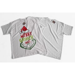 GENERICO - Camiseta Niño Piel Durazno Merry Grinchmas Feliz Navidad 2