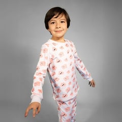 LAPU KIDS - Pijama 2 piezas térmica Coral