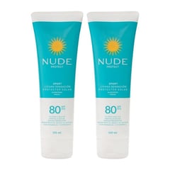 NUDE - 2 Bloqueador Fps 80 X 120 ML