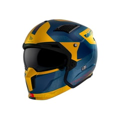 MT HELMETS - CASCO MT STREETFIGHTER SV S TOTEM C3 AMARILLO MATE TALLA L