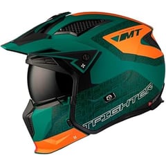 MT HELMETS - CASCO MT STREETFIGHTER SV S TOTEM C6 VERDE MATE TALLA M