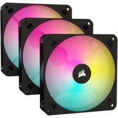 CORSAIR - Ventilador PWM de 120 mm iCUE AR120 Digital RGB, paquete de 3