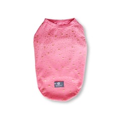 WAWAW - Esqueleto para perro talla XL Rosa Barbie Estrellas Doradas