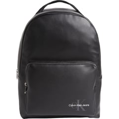 CALVIN KLEIN - Morral negro redonda monogram