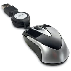 VERBATIM - Mouse con cable USB. Compatibilidad Windows