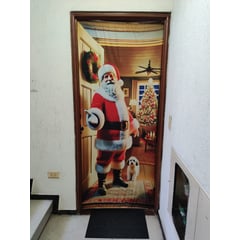 GENERICO - Forro De Puerta Navideño Funda De Puerta Navideña Diseño 9