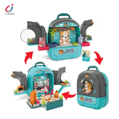 MONKEY BRANDS - Juguete Set Morral Veterinario Con Perro