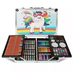 GENERICO - Set Arte Metálico Para Niños Kit Dibujo 145 Piezas