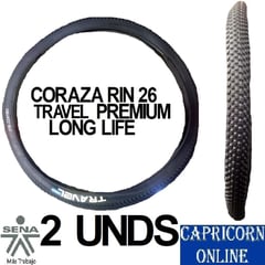 SENA - 2 Llantas Corazas Rin 26 Travel Long Life