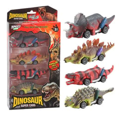 DINO WORLD - Carros De dinosaurios de impulso importados de alta calidad