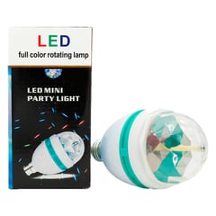 GENERICO - Bombillo Led Discotequero Giratorio Luces Colores Navidad