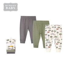 HUDSON - Set Pantalones Para Bebe Niño Ropa Para Bebe 100% Algodon X3