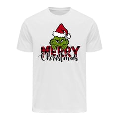 GENERICO - CAMISETA GRINCH MERRY CHRISTMAS NAVIDAD CAMISETA T SHIRT