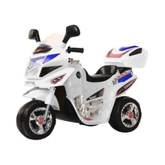 BABY BOOM - Moto Electrica 6 v Blanca