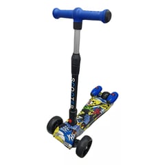 GENERICO - Patineta Scooter Con Humo Para Niños Bluetooth Y Luces GRAF