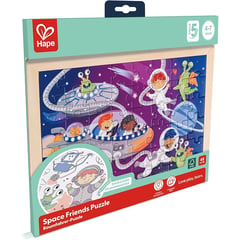 HAPE TOYS - ROMPECABEZAS ESPACIO AMIGOS DEL UNIVERSO -