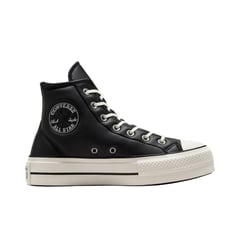 CONVERSE - Tenis Botas Chuck Taylor All Star Lift Mujer-Negro