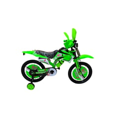 GENERICO - Bicicleta MTB Para Niños Tipo Moto Rin 16 Wuilpy Verde