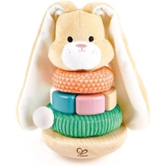 HAPE TOYS - APILADOR DE CONEJO - JUGUETE DIDÁCTICO DE MADERA HAPE