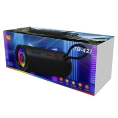 T&G - Radio Parlante Bluetooth Marca Con Luces Led Rgb Tg-421