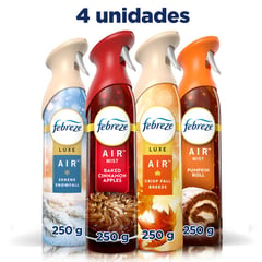 FEBREZE - Ambientador Navideño 4 Unidades / 250 g