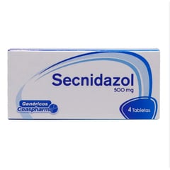 COASPHARMA SAS - Secnidazol x 500mg - Caja x 4 Tabletas