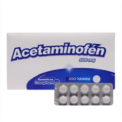 COASPHARMA SAS - Acetaminofen x 500mg - Tabletas - sobrex 10 tabletas