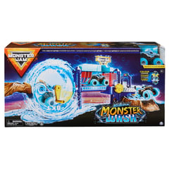 MONSTER JAM - Pista Set De Juego Megalodon Lavado De Carros