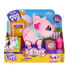 MOOSE - My Pet Pig Little Live Pets Cerdito Interactivo Mascota