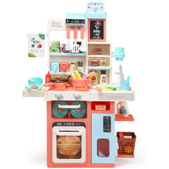 KITCHEN - Cocina Infantil niñas Con Agua, Luces, Sonido, Vapor 63 pzas