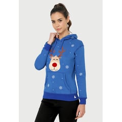 ARCTIC FOX - Buzo Hoodie mujer Navidad