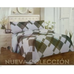 CASA LUNA - Juego De Sabanas Cama Doble 21cm - cuadros