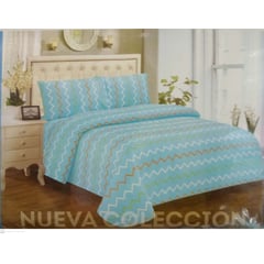 CASA LUNA - Juego De Sabanas Cama Doble 21cm - Blueline