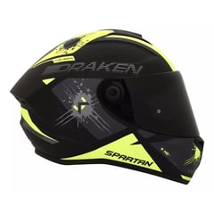 SPARTAN - CASCO MOTO DRAKEN CERTIFICADO TYPE VERDE MATE TALL M