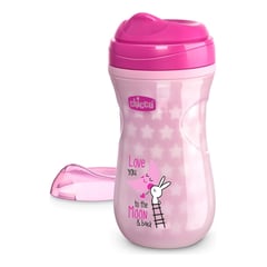 CHICCO - Vaso Entrenamiento Antiderrame 9 Oz Brilla Oscuridad