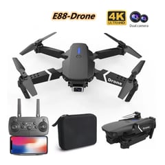 GENERICO - DRONE E88 PRO MAX - DOBLE CÁMARA UHD + 3 BATERÍAS