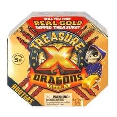 MOOSE TOYS - Treasure X Quest Dragons Gold - Deluxe Dragon Figure