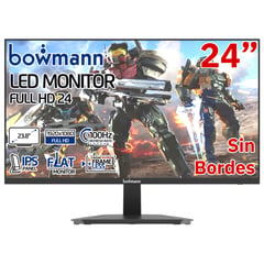 BOWMANN - Monitor IPS Plano Full HD 24 Pulgadas 1920x1080 BW-24MF