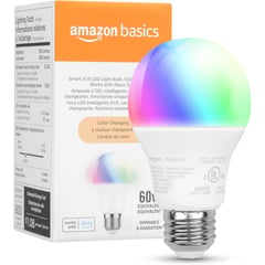 AMAZON - Bombillo inteligente rgb, 800 LM,solo con Alexa, Wi-Fi 2.4 GHz