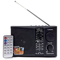 NANO-TEC - Radio Con Bluetooth Usb Sd Am Fm Sw Mp3 Recargable